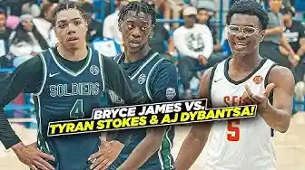 Bryce James vs #1 Player The Country! AJ Dybantsa and Tyran Stokes!