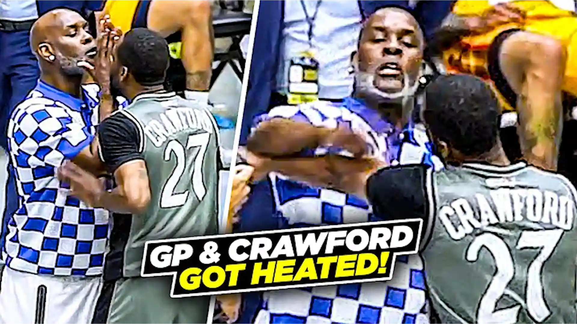 Gary Payton & Jordan Crawford Get Into Physical Altercation & Had To Be SEPARATED