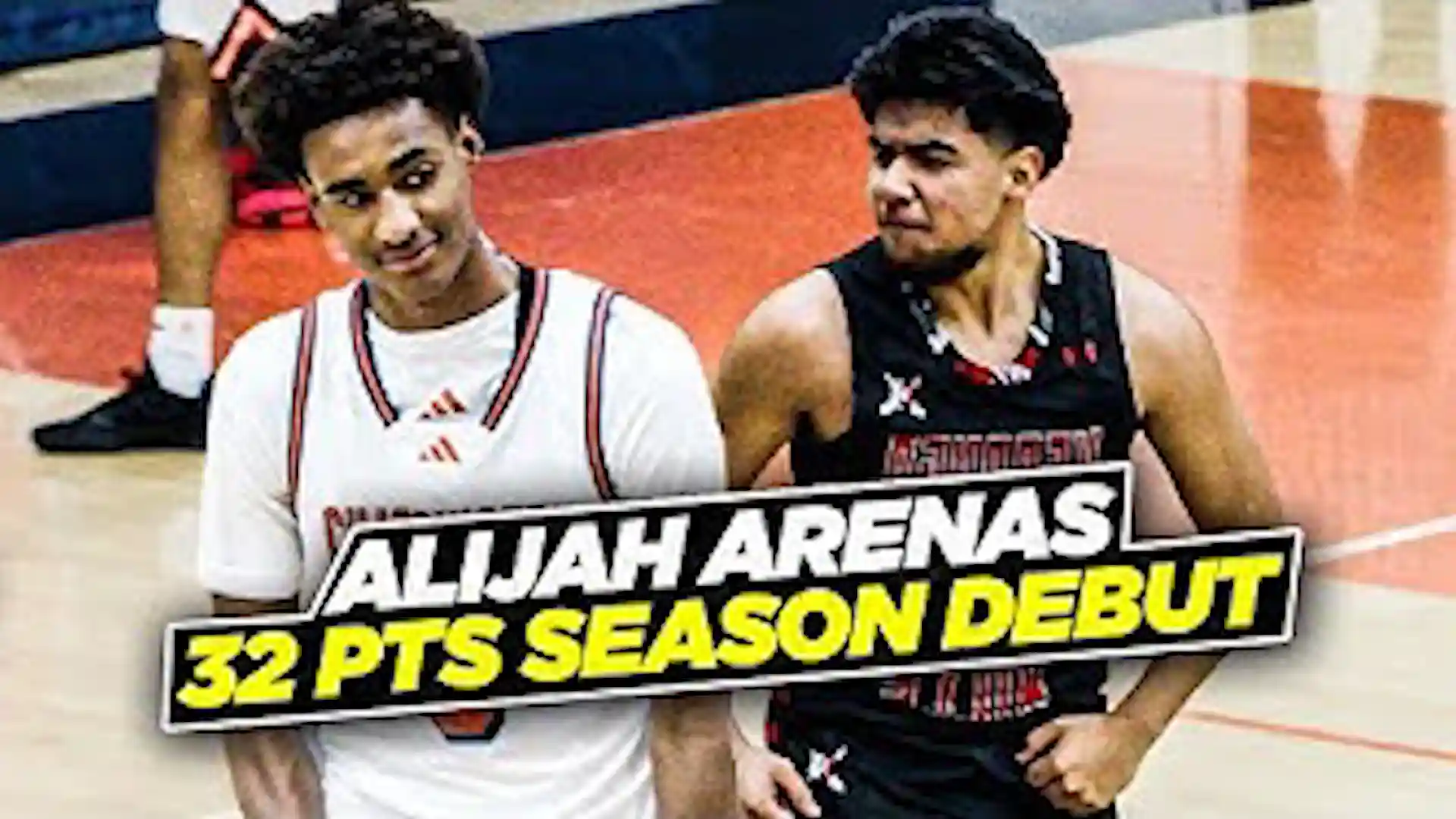 Alijah Arenas MIC'D Up Goes OFF For 32 Points In Junior Year Debut!