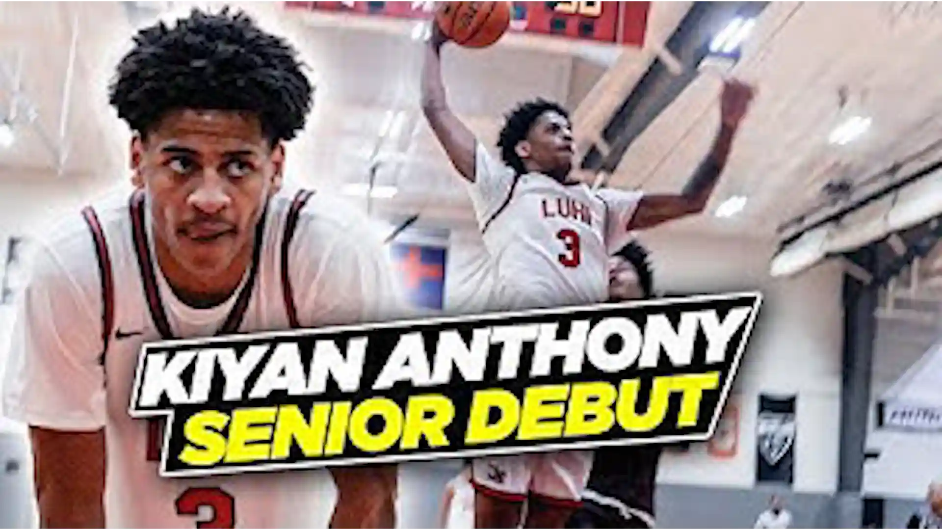 Kiyan Anthony Goes INSANE & Catches A NASTY Body In His Senior Year Debut