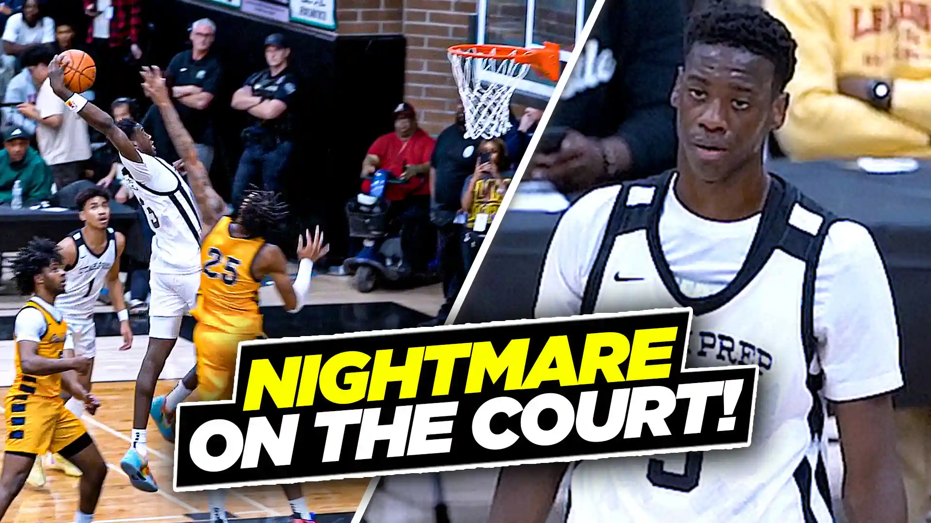 #1 Player Aj Dybantsa Goes INSANE @ Hoophall West!