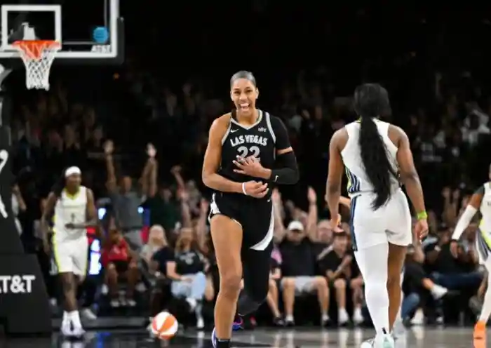 A'ja Wilson Las Vegas Aces vs Dallas Wings