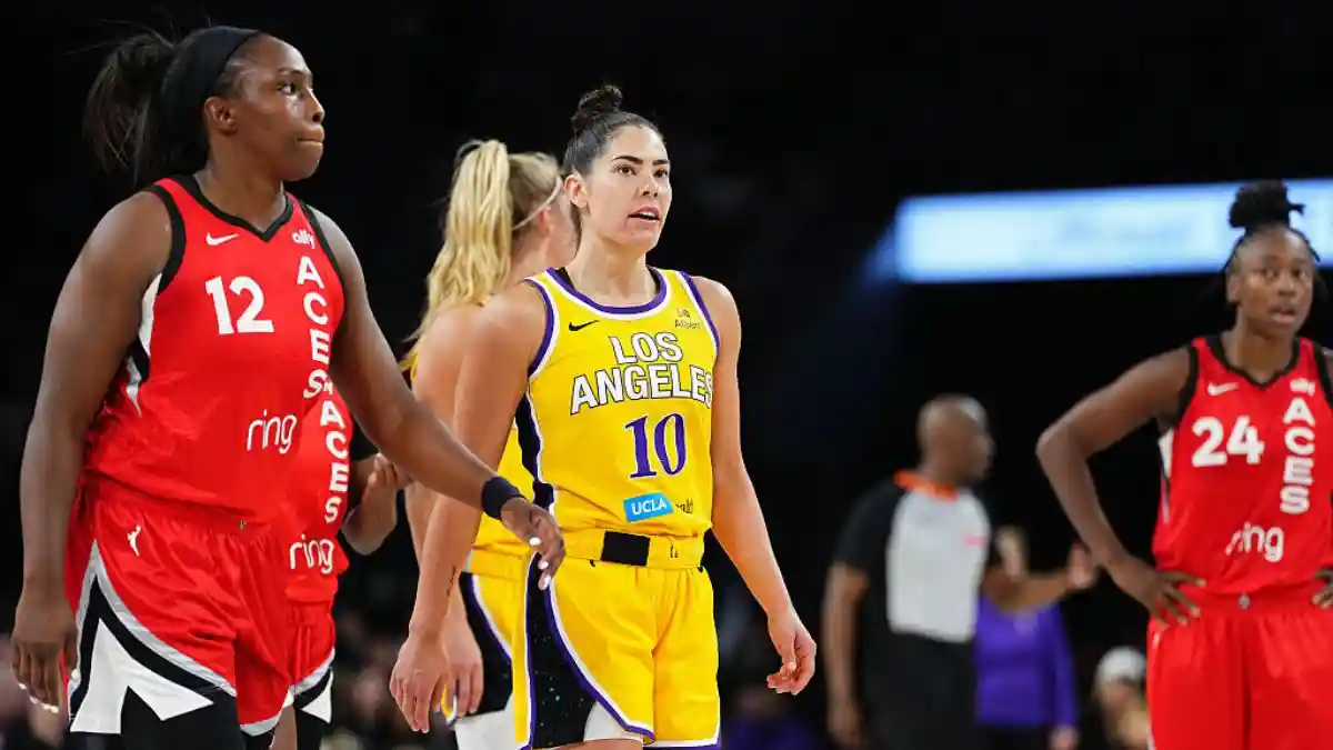 Kelsey Plum Sparks vs Aces 2025