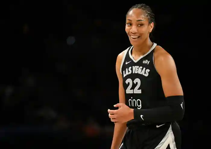 A'ja WIlson Las Vegas Aces
