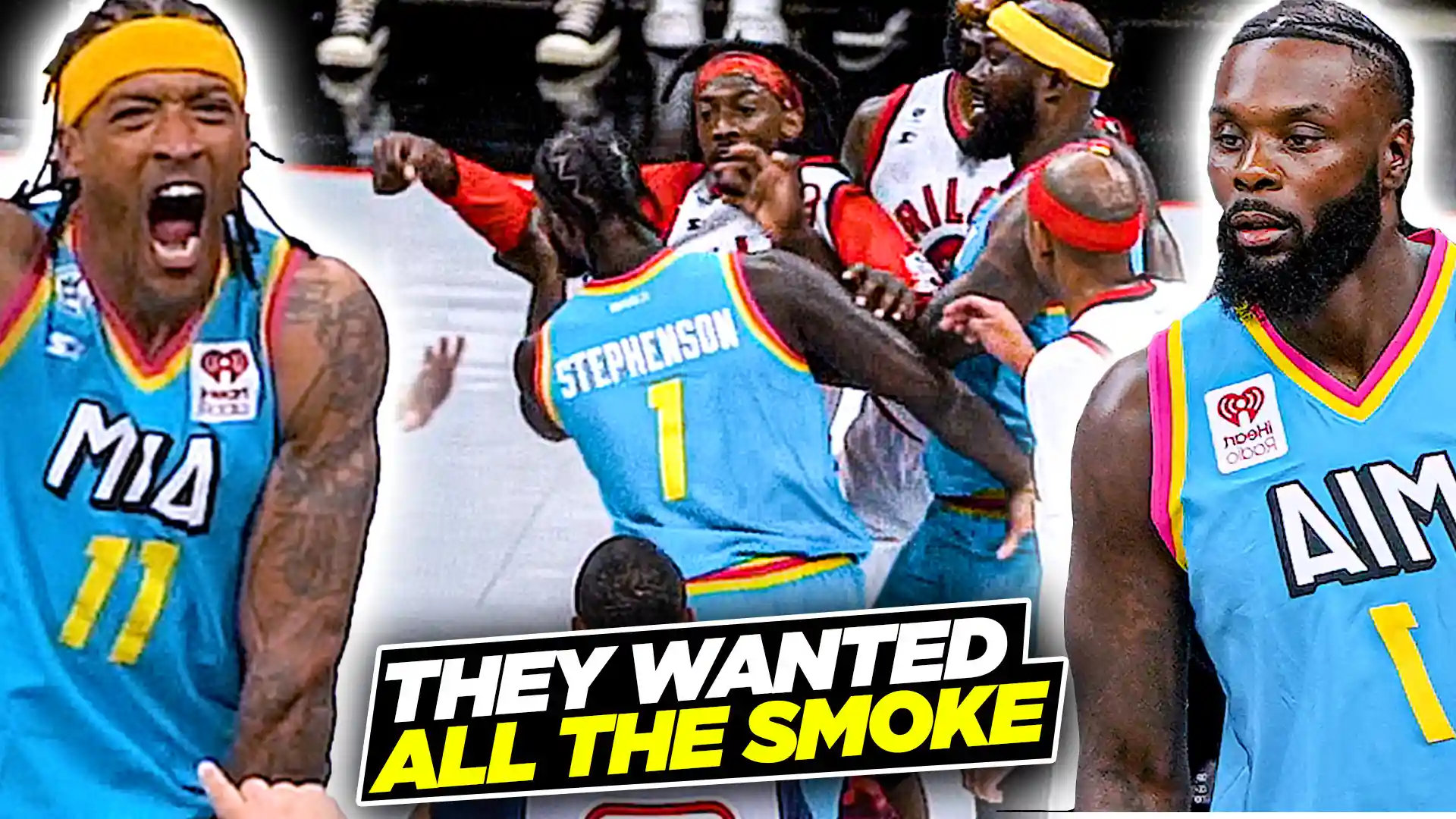 Michael Beasley & Lance Stephenson Fire Back at Mike Taylor & Earl Clark in a Wild Finish!