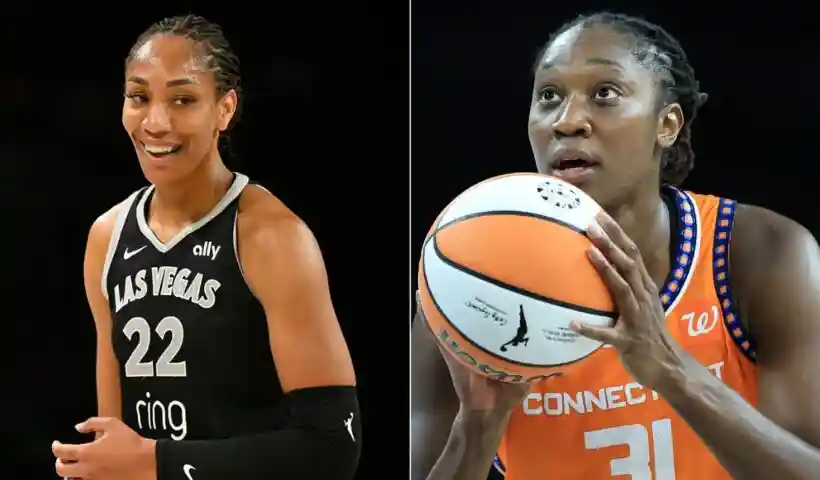 A'ja Wilson Tina Charles WNBA