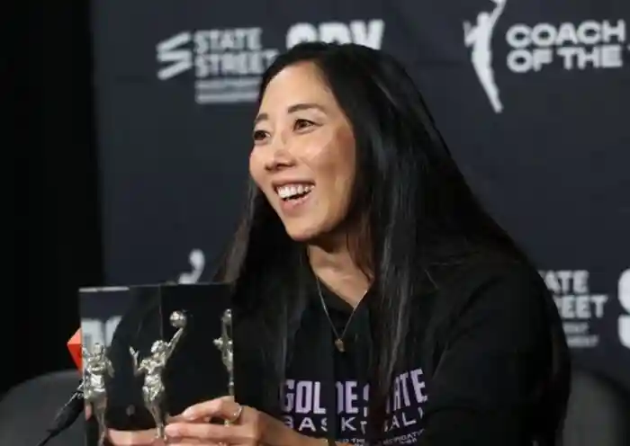 2025 WNBA Coach of the Year Natalie Nakase Valkyries