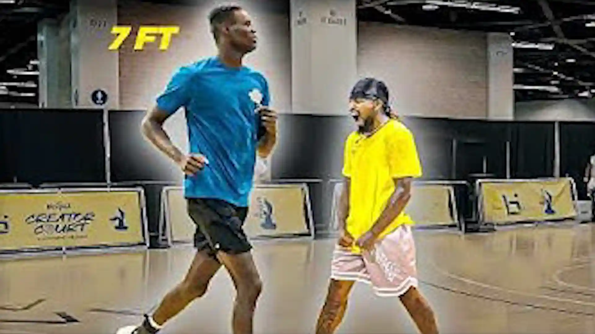 7 Foot High Schooler vs SHORTEST Streetballer In The WORLD