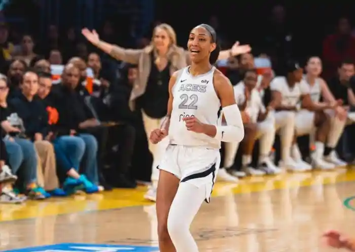 Las Vegas Aces A'ja Wilson