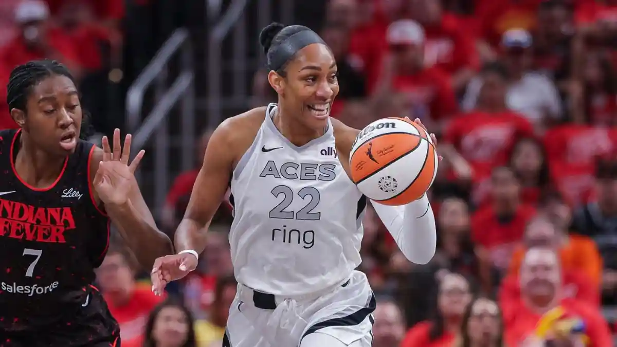 A'ja Wilson, Las Vegas Aces, WNBA, Aliyah Boston, Indiana Fever
