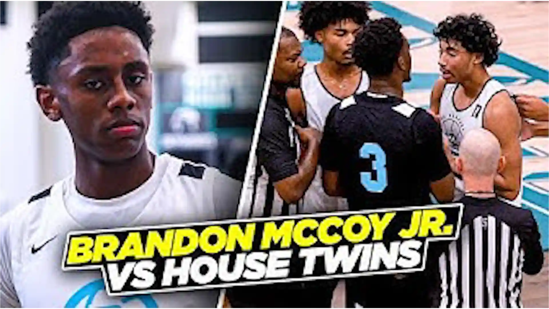 Brandon McCoy Jr. vs House Twins Turns into a WAR! 