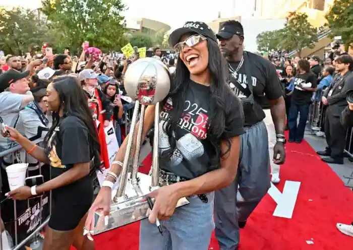 Las Vegas Aces Championship Parade 2025, A'ja WIlson, WNBA