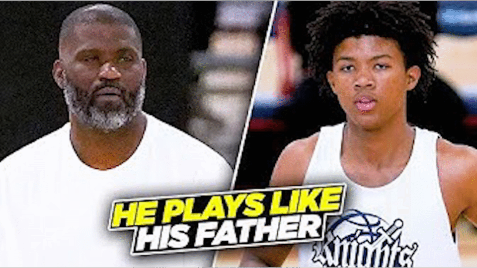 Isaiah Rider IV GOES CRAZY In His High School Debut In Front of His Dad!