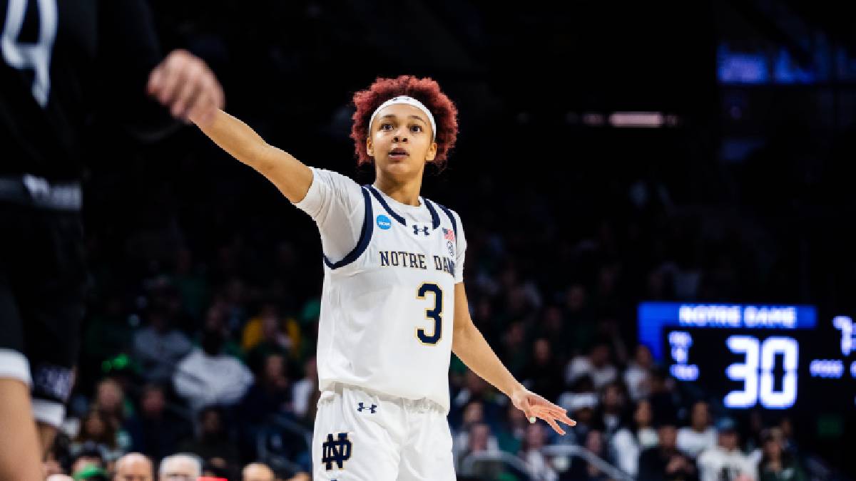 Hannah Hidalgo, NCAAW, Notre Dame
