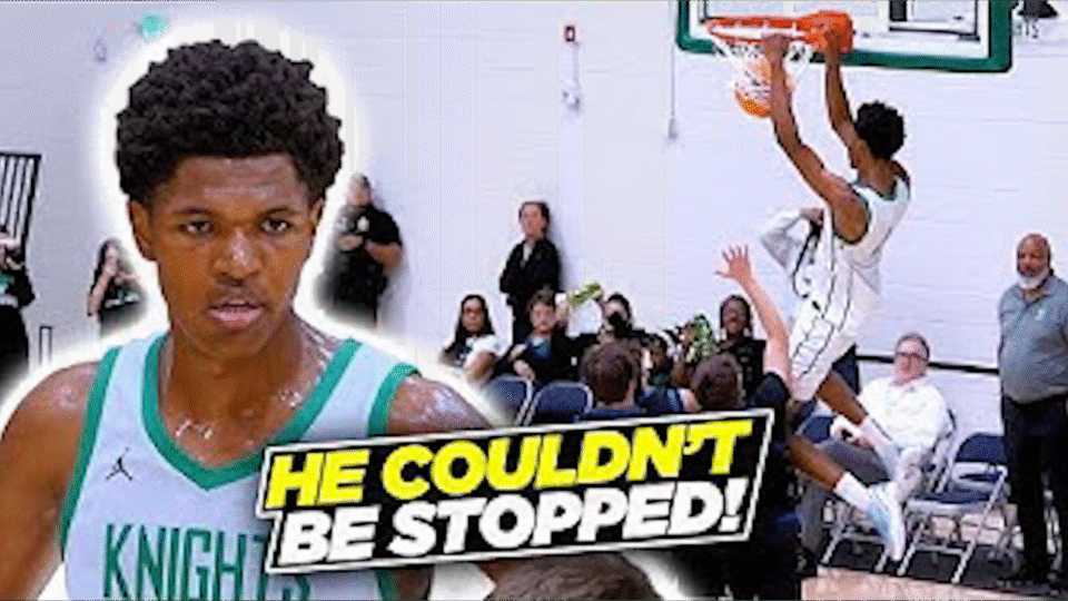 7ft Duke Commit Cameron Williams Was UNSTOPPABLE!