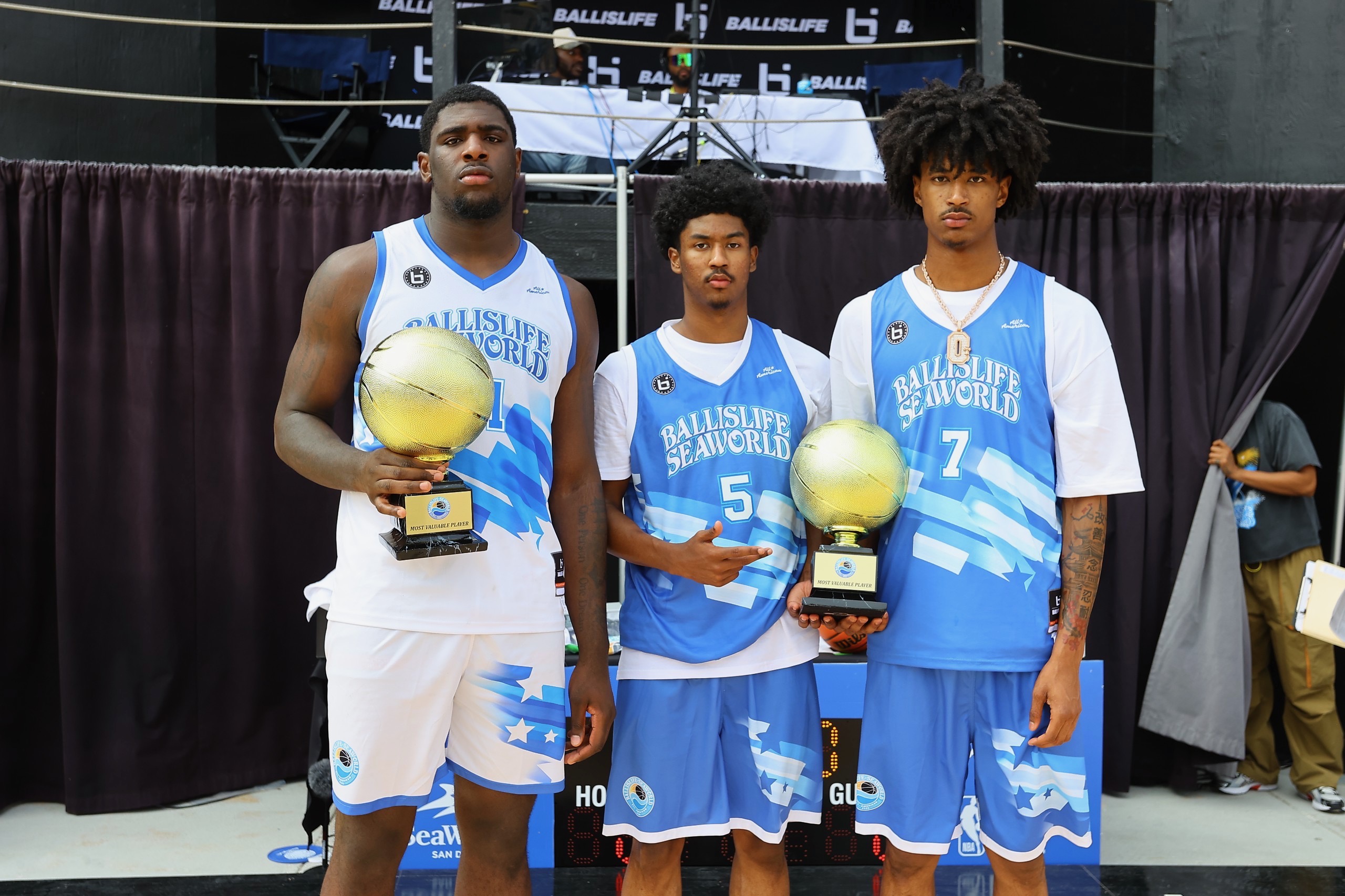 2026 Ballislife SeaWorld All-American Game Boys. Jason Crowe Jr.,Marcis Ponder, Tahj Ariza