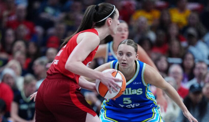 Dallas Wings vs. Indiana Fever. Caitlin Clark, Paige Bueckers