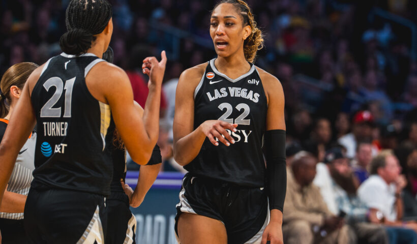 A'ja Wilson Las Vegas Aces