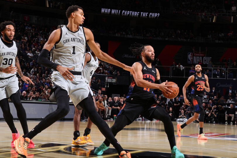 Jalen Brunson Victor Wembanyama New York Knicks San Antonio Spurs