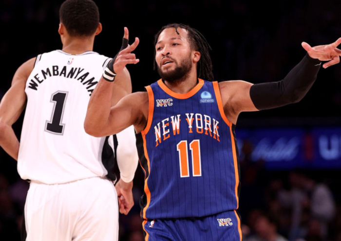 Jalen Brunson, New York Knicks, defending NBA champions.