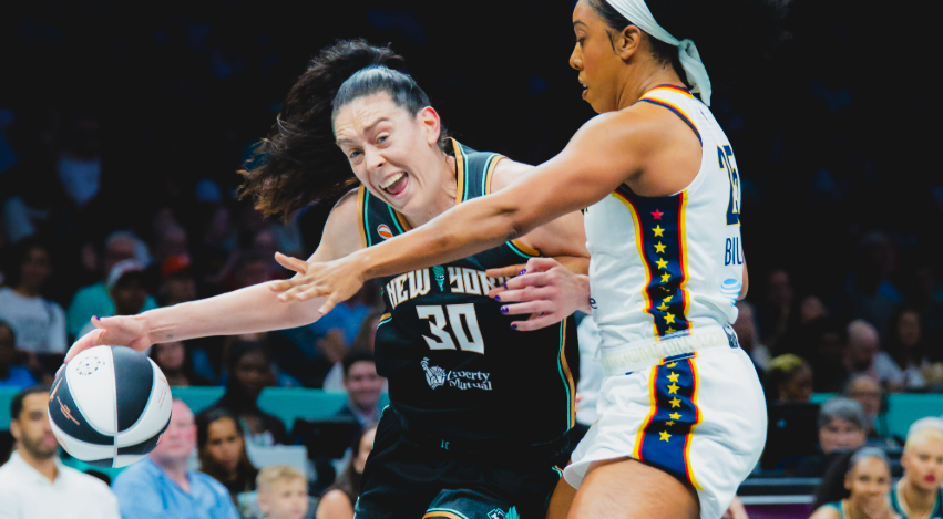 Breanna Stewart New York Liberty Monique Billings Indiana Fever