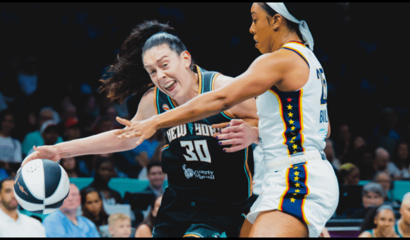 Breanna Stewart New York Liberty Monique Billings Indiana Fever