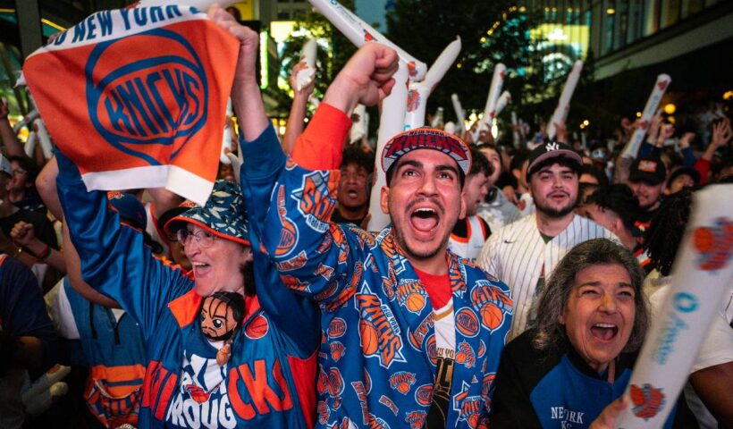 New York Knicks Fans. 2026 NBA Finals. Madison Square Garden