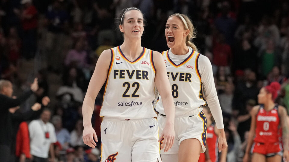 Caitlin Clark Sophie Cunningham Indiana Fever