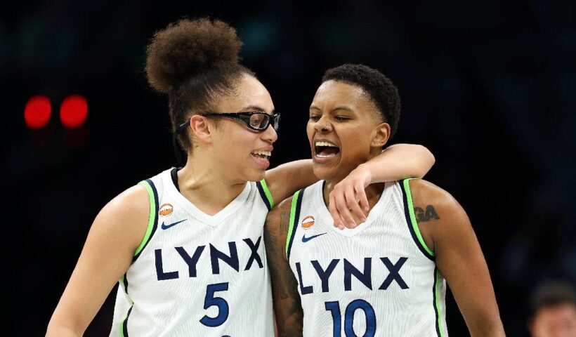 Minnesota Lynx. WNBA. Olivia Miles + Courtney Williams.