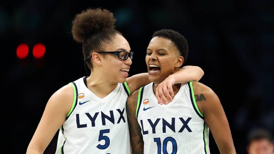 Minnesota Lynx. WNBA. Olivia Miles + Courtney Williams.