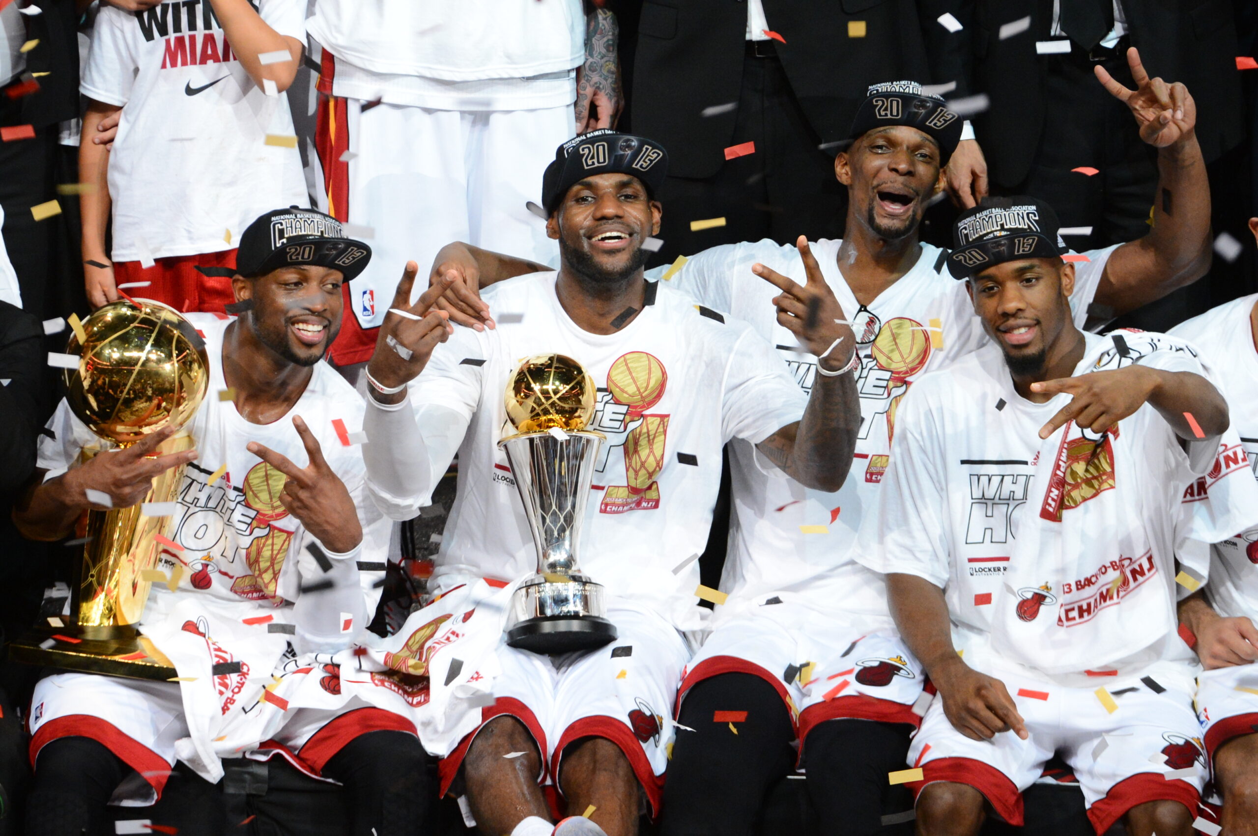 2013 NBA Finals. Miami Heat defeat San Antonio Spurs.