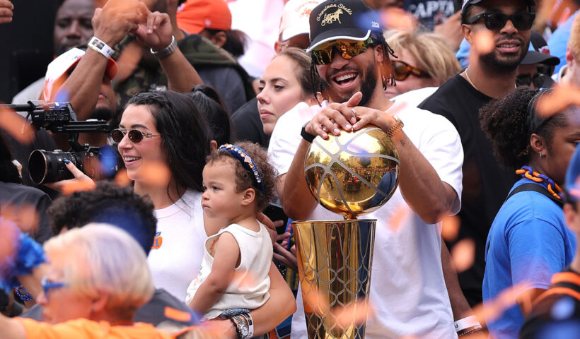 New York Knicks Jalen Brunson Parade