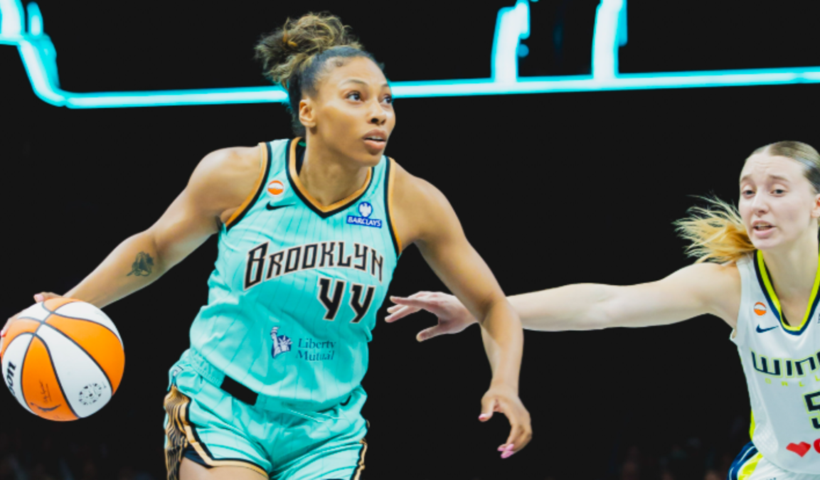 Betnijah Laney-Hamilton Paige Bueckers New York Liberty Dallas Wings