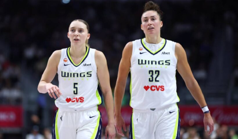 WNBA. Dallas Wings. Paige Bueckers + Jessica Shepard—tripe double against the New York Liberty