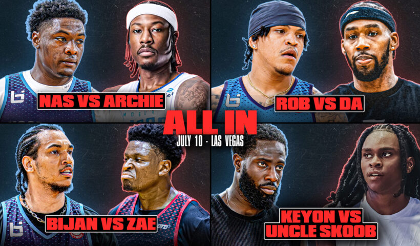 All In July 10. Ballislife 1v1 matchups from The Orleans in Las Vegas.