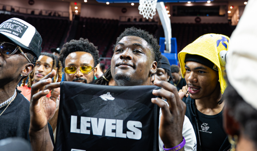 Nasir Core celebrates beating Archie Goodwin