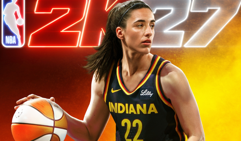 Caitlin Clark NBA 2K27 cover