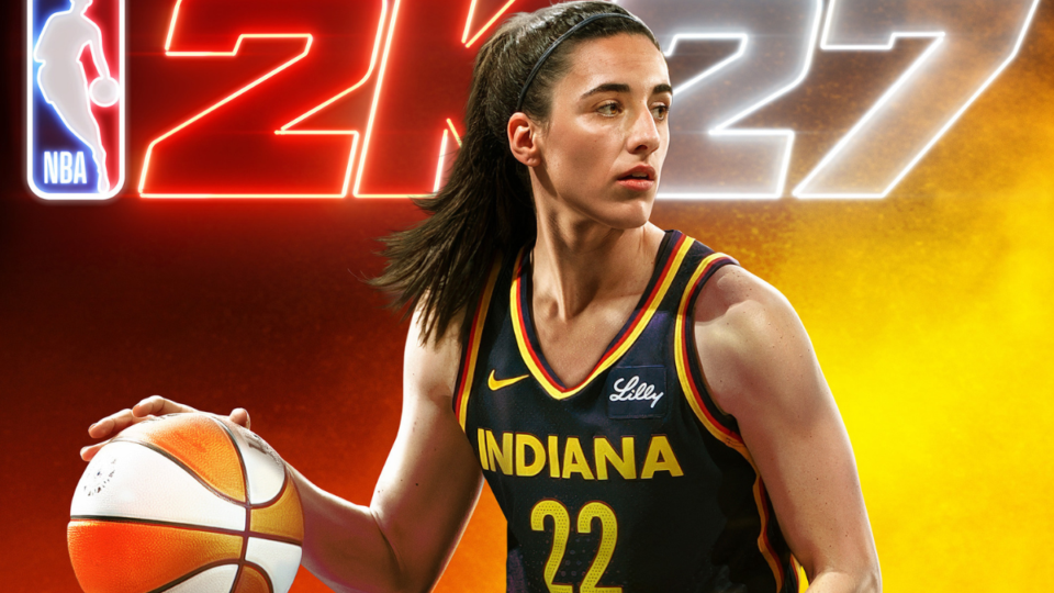 Caitlin Clark NBA 2K27 cover