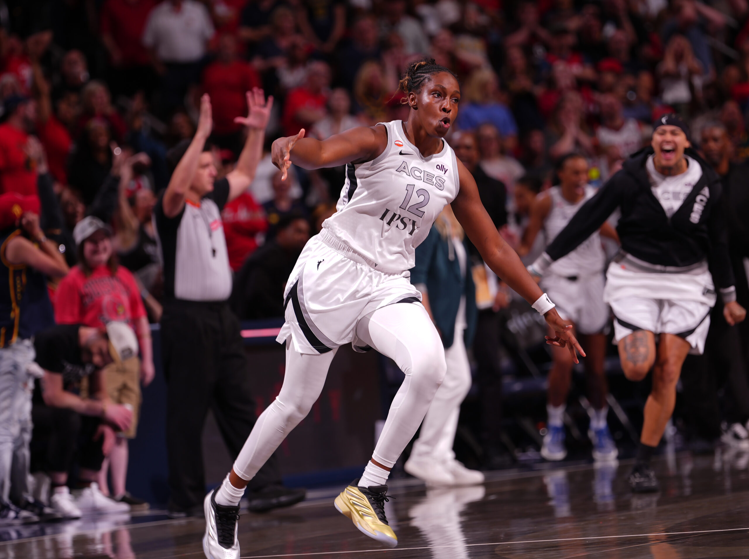 Chelsea Gray, Point Guard for the Las Vegas Aces WNBA.