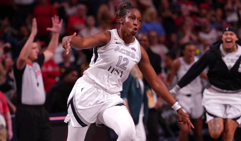 Chelsea Gray, Point Guard for the Las Vegas Aces WNBA.