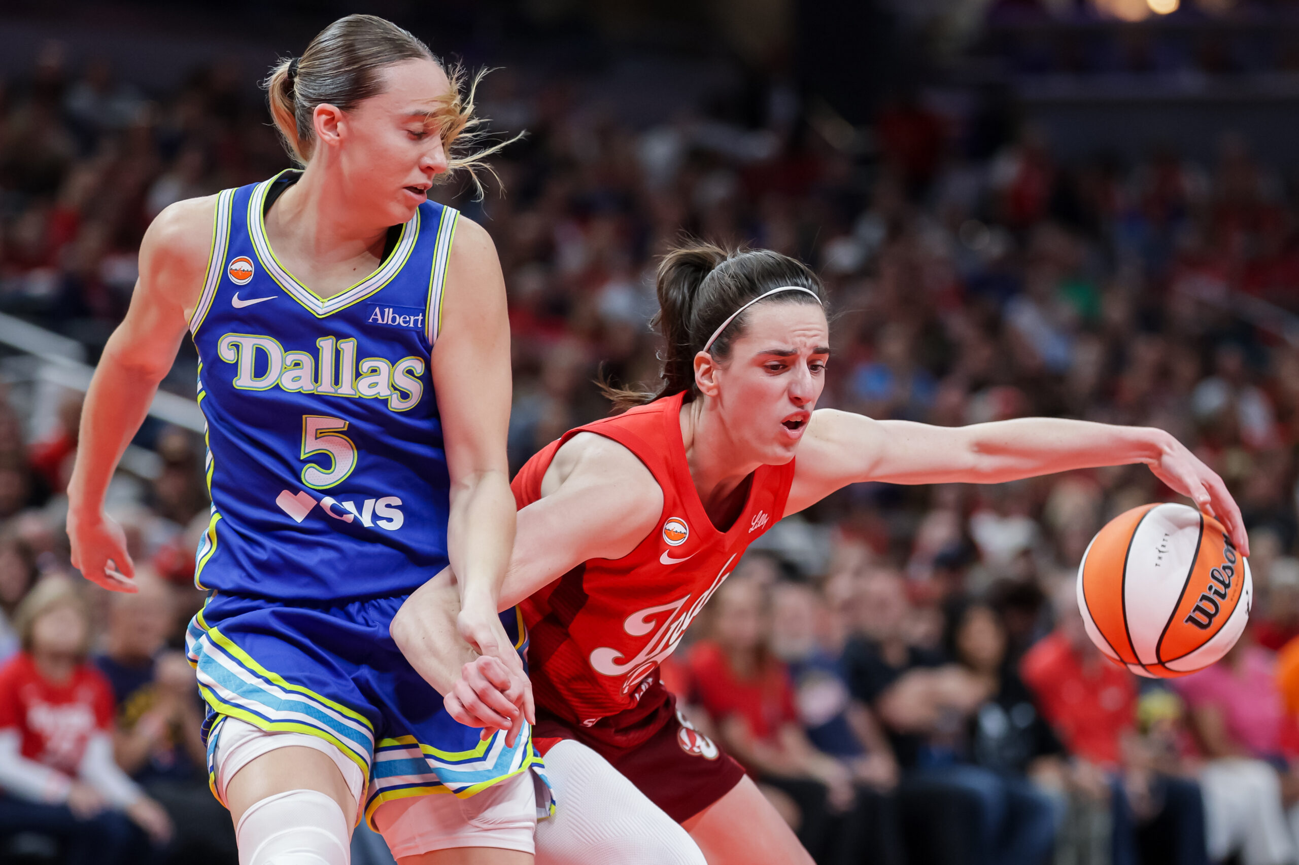 Paige Buecker Caitlin Clark Dallas Wings WNBA