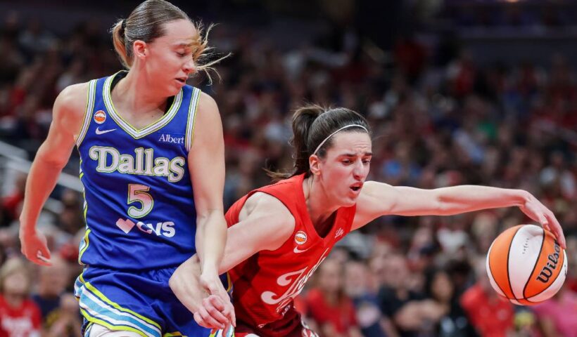 Paige Bueckers Caitlin Clark Dallas Wings WNBA