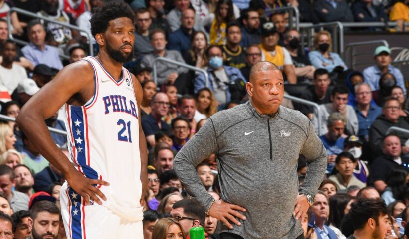 Doc Rivers Joel Embiid Philadelphia 76ers