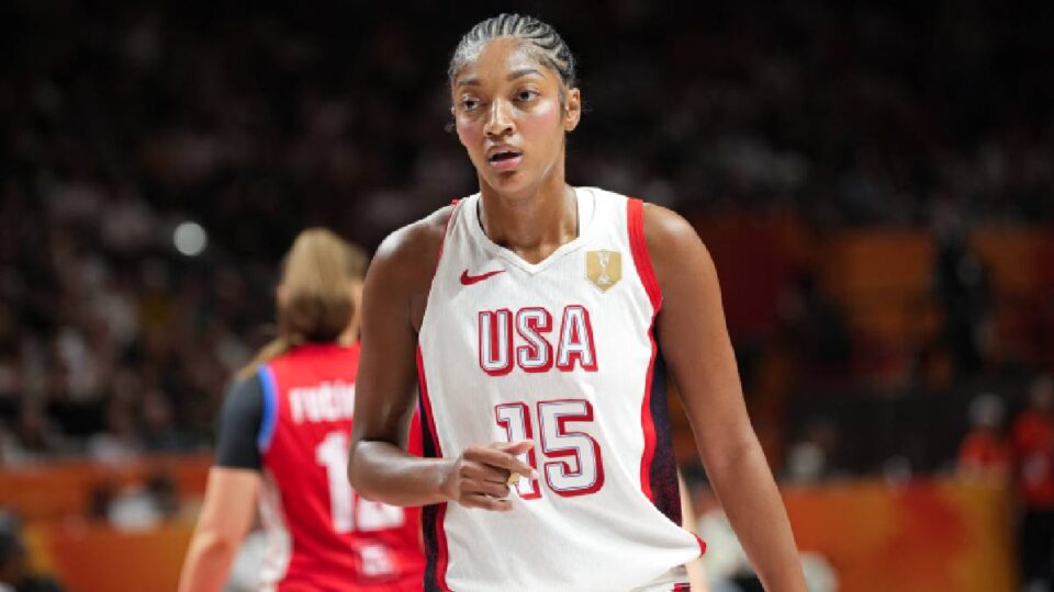 2026 FIBA World Cup Team USA vs. Hungary. Angel Reese