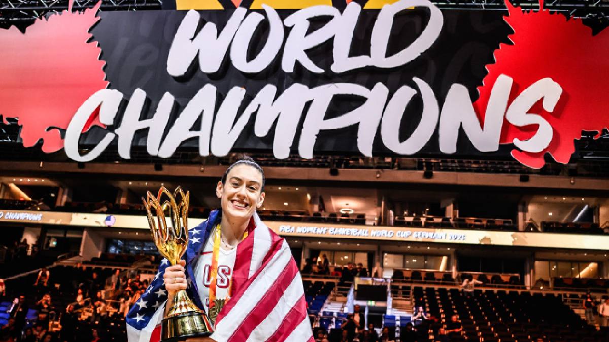 2026 FIBA Women's World Cup Gold Medal. USA defeats France to win its fifth straight World Cup gold. Breanna Stewart named MVP. 