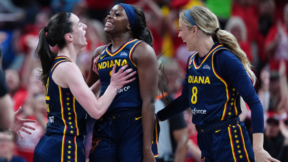 Indiana Fever celebrate