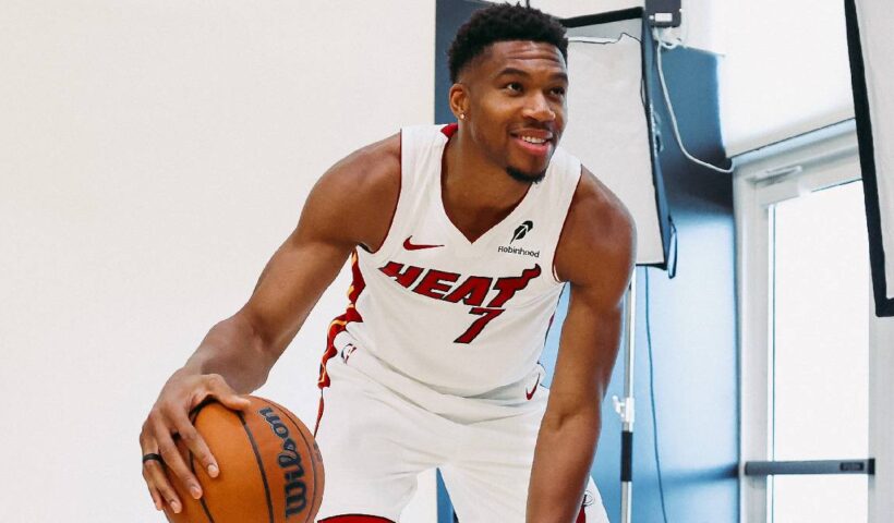 NBA Miami Heat Giannis Antetokounmpo