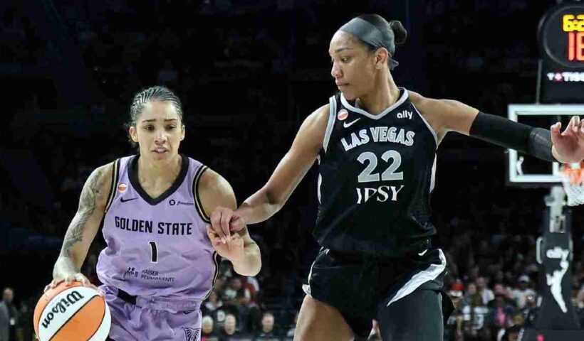 Gabby Williams A'ja Wilson Golden State Valkyries WNBA
