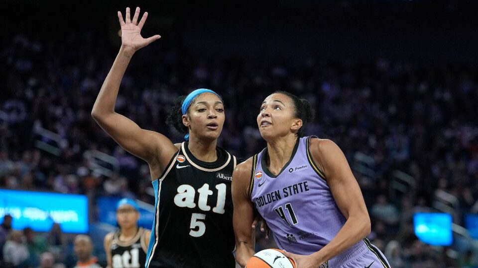 2026 WNBA Finals_ Dream vs. Valkyries, Angel Reese and Kiah Stokes