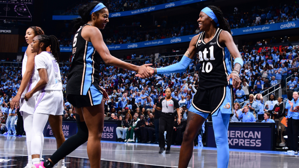 20206 WNBA Finals Angel Reese, Rhyne Howard